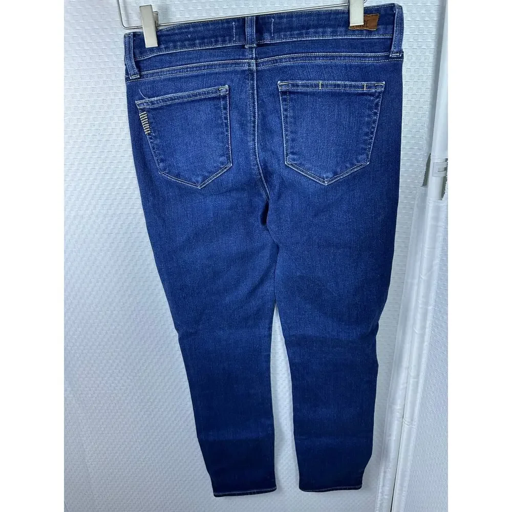 PAIGE Women’s Size 27 Dark Wash Kylie Crop Denim Jeans